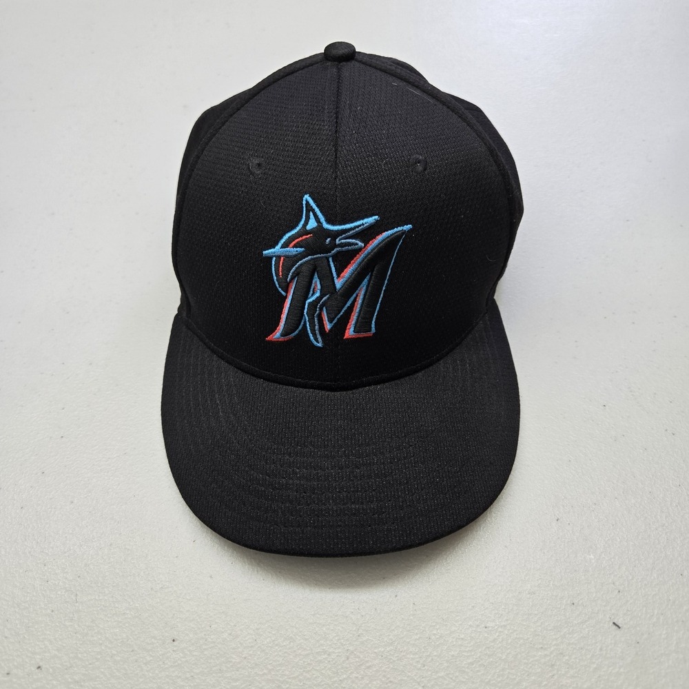 Miami Marlins Unisex‎ Baseball Cap OSFM Black OC Sports Curved